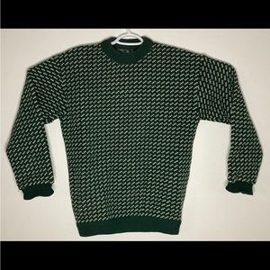 Roots Vintage Wool Sweater | Medium | Green